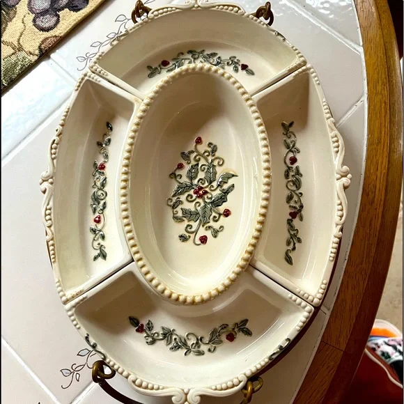 Holiday serving platter - Picture 2 of 4